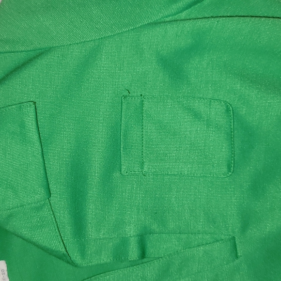 Vintage dress Jimmy Los Angeles polyester emerald green sz small - Picture 4 of 7